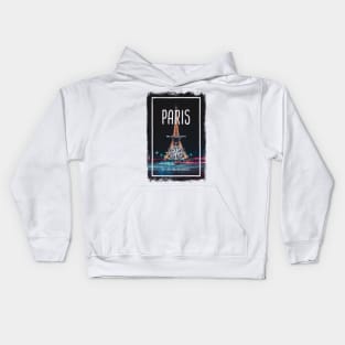 Paris, France, the city of lights Kids Hoodie